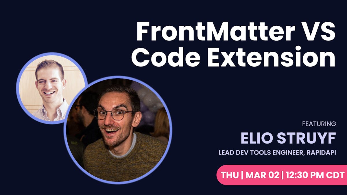 VS Code Extension for Working with Frontmatter